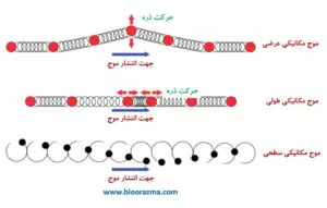 سه نوع موج مکانیکی