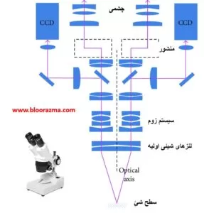 میکروسکوپ نوری نوع استریو